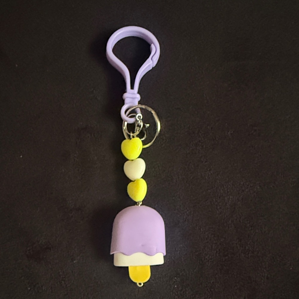 Purple and Yellow Key Holder